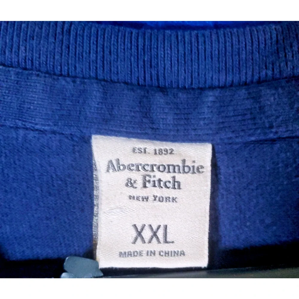 vintage blue Abercrombie & Fitch long sleeve crewneck Shirt 